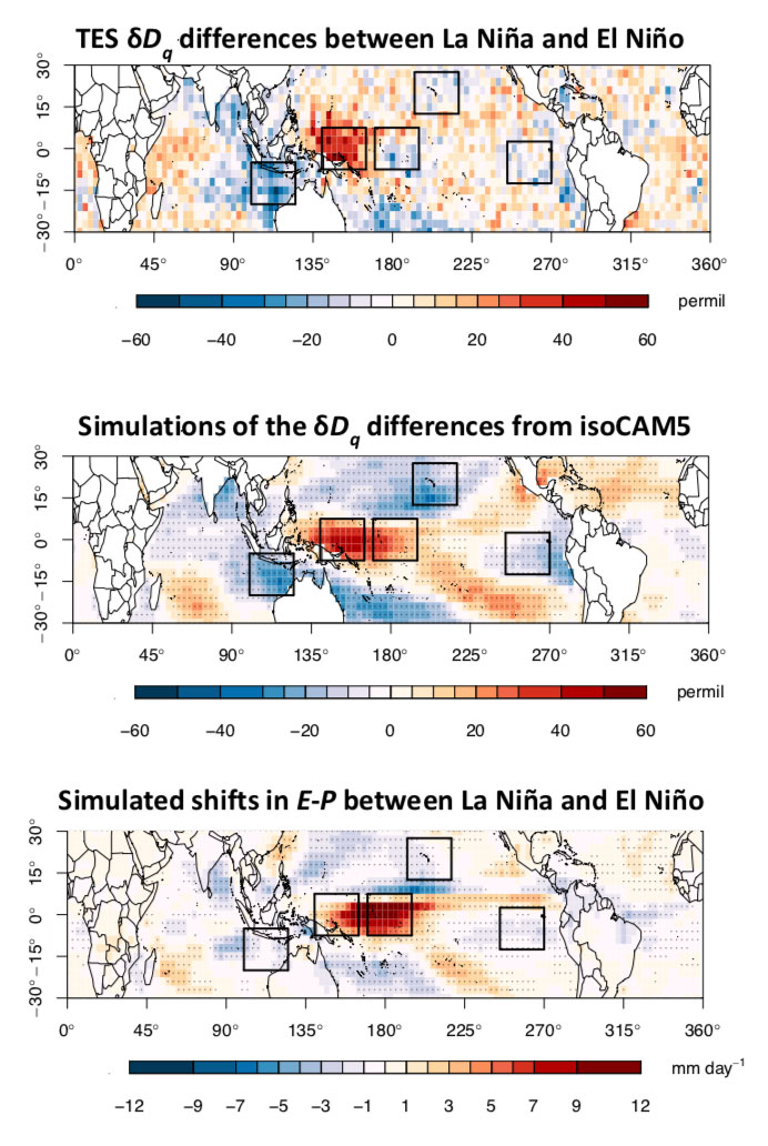 Detecting Shifts in Tropical Moisture